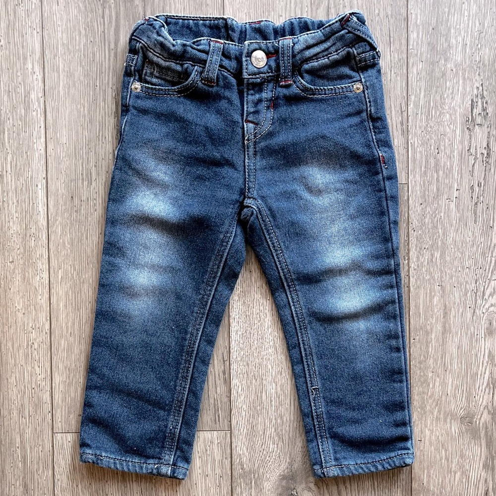 True Religion Baby/Toddler Boy Medium Wash Jeans 24 Months